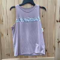 WOMENS NIKE MAUVE/SILVER TANK S