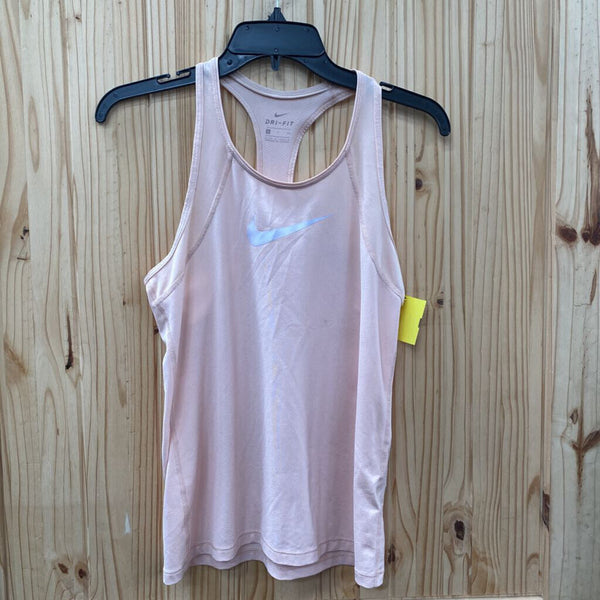 WOMENS NIKE TANK PEACH/WHITE S