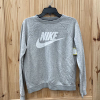 WOMENS NIKE SWEATSHIRT GREY/WHITE S