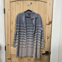 WOMENS ALYX CARDIGAN GREY/MAUVE L