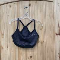 WOMENS NIKE BRA BLACK SPARKLY L