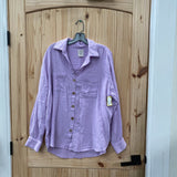 WOMENS BILLABONG LILAC CASUAL TOP M