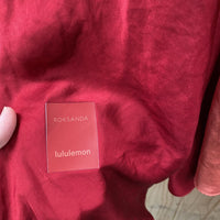 WOMENS LULULEMON ROKSANDA COLLAB SKIRT RED/METALLIC ORANGE