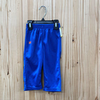 BOYS UNDER ARMOUR PANTS ROYAL BLUE/ORANGE 18M