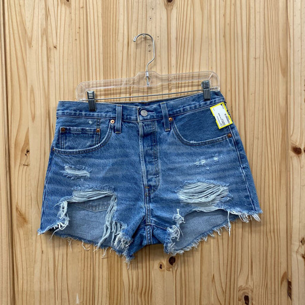 WOMENS LEVIS DENIM SHORTS 30