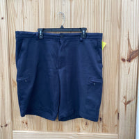 MENS IZOD GOLF NAVY BLUE SHORTS 40