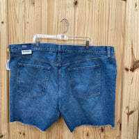 WOMENS OLD NAVY DENIM DIST. SHORTS 24 NWT