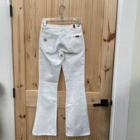 WOMENS SEVEN WHITE DENIM JEANS 25