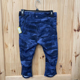 WOMENS LULULEMON WUNDER TRAIN NAVY BLUE CAPRI 10