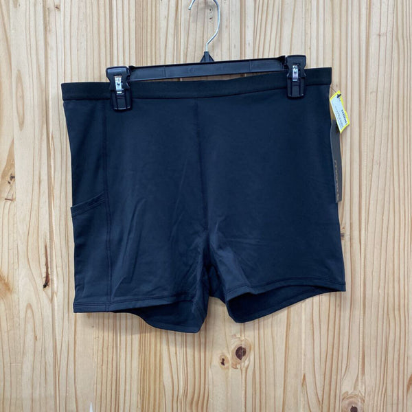 WOMENS MONO B BLACK SHORTS 1XL NWT