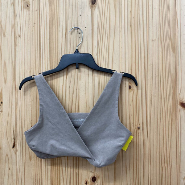 WOMENS BEYOND THE BUMP DK TAN BRA L