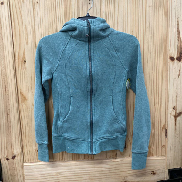 WOMENS LULULEMON SCUBA FULL ZIP JACKET GREEN 0