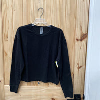 WOMENS MONO B BLACK LS SHIRT M NWT
