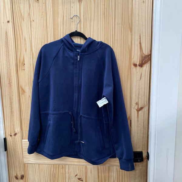 WOMENS RECREATION NAVY BLUE JACKET L NWT