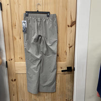 WOMENS MONO B LT GREY PANTS L NWT