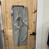 WOMENS MONO B LT GREY PANTS L NWT