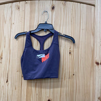WOMENS NIKE SPORTS BRA EGGPLANT/CORAL/WHITE L