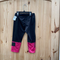 GIRLS ADIDAS CAPRIS PINK/BLK S 7/8