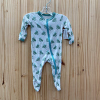 BOYS KICKEE PANTS SLEEPER W/FROGS NEWBORN