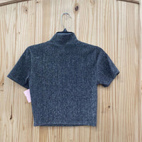 WOMENS FOREVER 21 SILVER SPARKLY TOP S