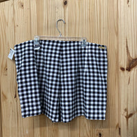 WOMENS TORRID X MARILYN MONROE BLK/WHITE CHECKERED SHORTS 3 NWT