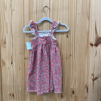 GIRLS TOMMY BAHAMA DRESS PINK W/PLANTS 3T