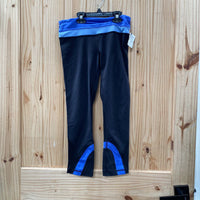 WOMENS LULULEMON LEGGINGS PERWRINKLE/SKY BLUE/BLK 4