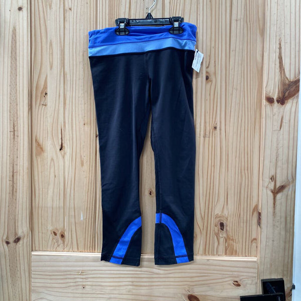 WOMENS LULULEMON LEGGINGS PERWRINKLE/SKY BLUE/BLK 4