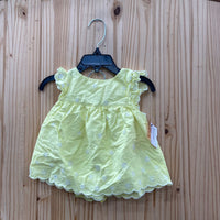 GIRLS CAT & JACK BRIGHT YELLOW 2PC SET 18M