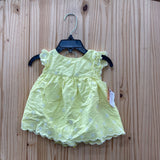 GIRLS CAT & JACK BRIGHT YELLOW 2PC SET 18M