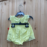 GIRLS CAT & JACK BRIGHT YELLOW 2PC SET 18M