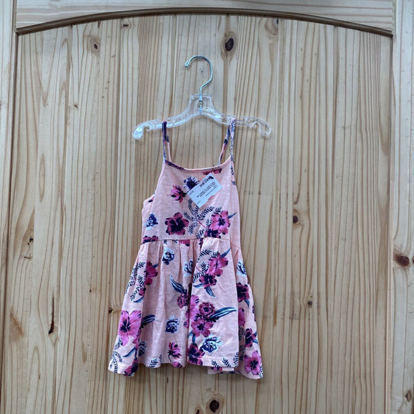 GIRLS JESSICA SIMPSON PINK FLORAL SL DRESS 18M