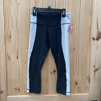 WOMENS LULULEMON BLK/WHITE LEGGINGS 4