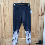 WOMENS ZYIA LEGGINGS BLK/WHITE/CORAL 4