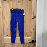 WOMENS ROYAL BLUE LEGGINGS S