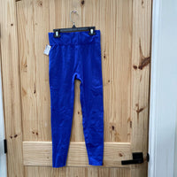 WOMENS ROYAL BLUE LEGGINGS S