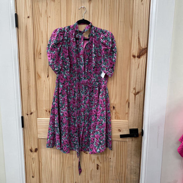 WOMENS SHEIN PURPLE FLORAL DRESS 1XL
