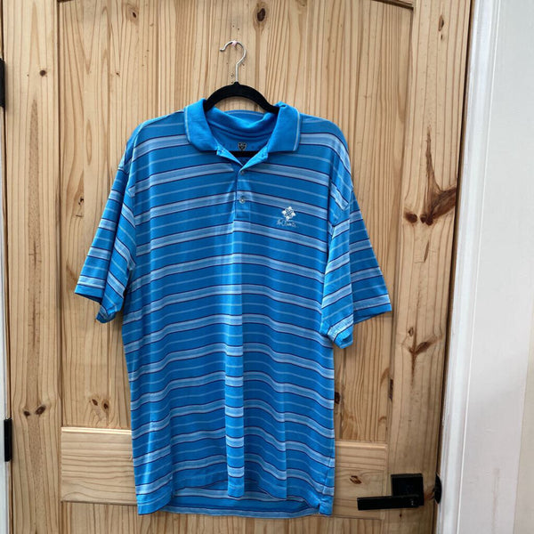 MENS NIKE GOLF SKY BLUE POLO SHIRT XL