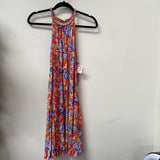 WOMENS AMERICAN EAGLE SL DRESS RED FLORAL XL