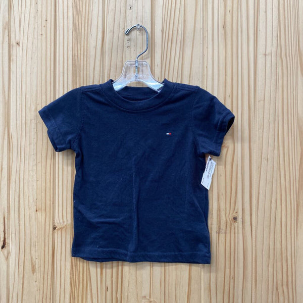 BOYS TOMMY HILFIGER NAVY BLUE SHIRT 18M