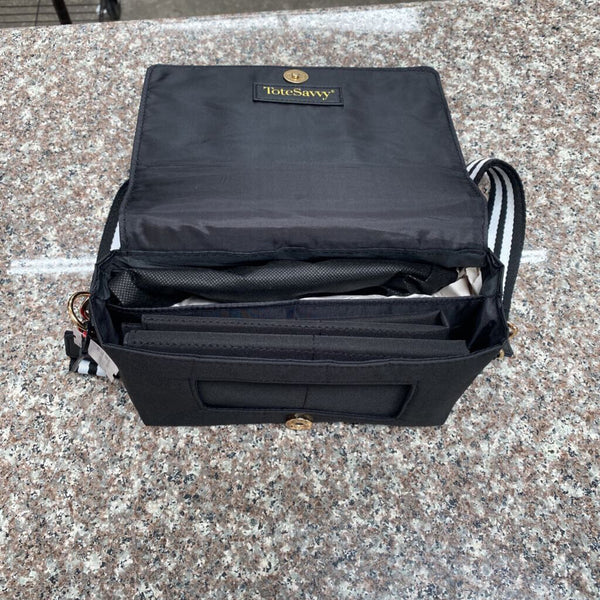 TOTESAVVY DIAPER BAG BLACK