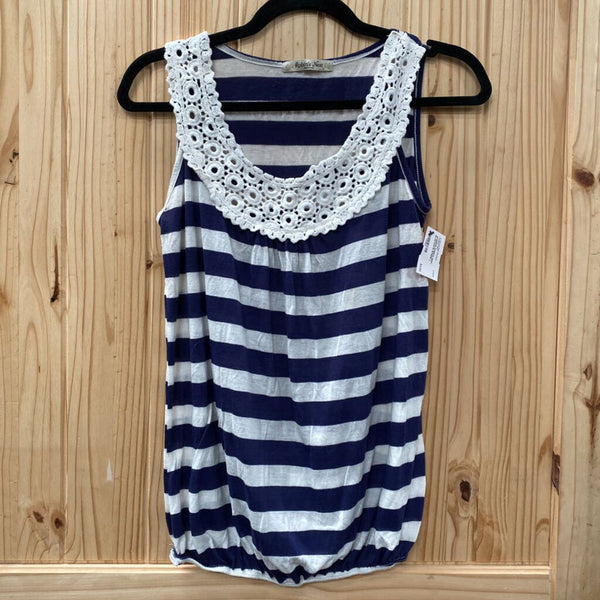 WOMENS ROBIN'S NEST BLUE/WHITE STRIPE L