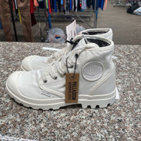 WOMENS PALLADIUM PAMPA HI STAR WHITE BOOTS 7
