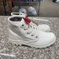 WOMENS PALLADIUM PAMPA HI STAR WHITE BOOTS 7