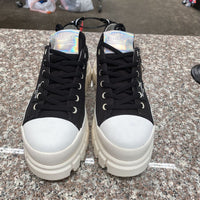 WOMENS PALLADIUM REVOLT T LO TX BLK/MARSHMALLOW 6.5