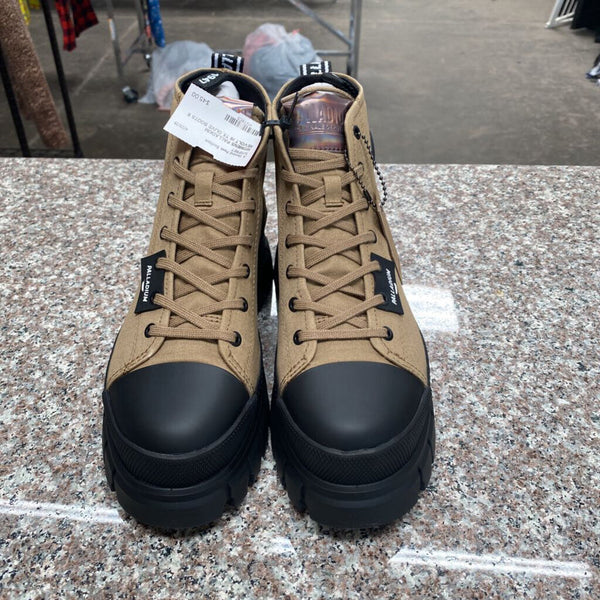WOMENS PALLADIUM REVOLT HI TX OLIVE BOOTS 8