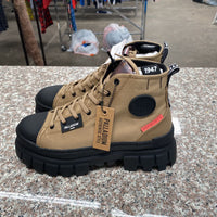WOMENS PALLADIUM REVOLT HI TX OLIVE BOOTS 8