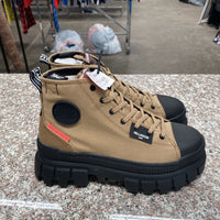 WOMENS PALLADIUM REVOLT HI TX OLIVE BOOTS 8