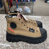 WOMENS PALLADIUM REVOLT HI TX OLIVE BOOTS 9.5