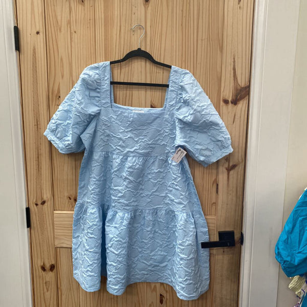 WOMENS MUDPIE SKY BLUE DRESS M